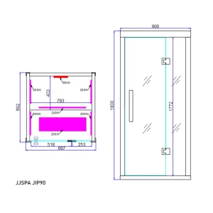 Sauna plan JIP90.