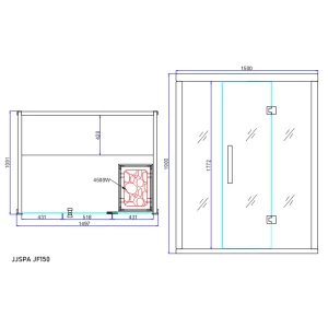 Sauna plan JF150.