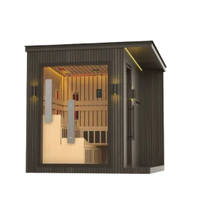 JJSPA ZEN CUBE HYBRID COMFORT - Zunanja kombinirana savna-trgovina-jana